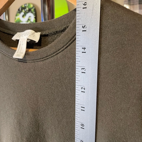 Long Sleeve Crop forever 21 green - Picture 3 of 5